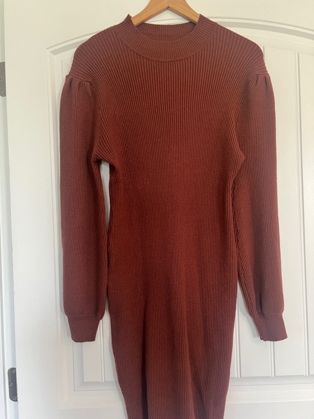 Ribbed Sweater Midi Dress Size XL